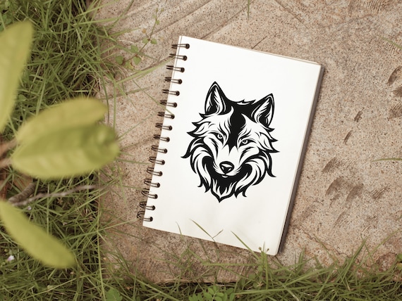 Wolf SVG - Wolves Head Predator Animals Printable Clip Art Cut