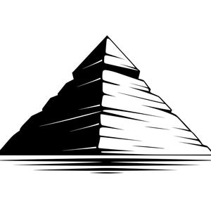 Pyramid SVG - Ancient Egypt Great Pyramid Egyptian Tomb Silhouette Clip Art Cut File, Instant Download, Commercial Use, svg png jpg eps pdf