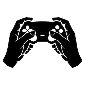 Videospiel Controller SVG - Gamer Konsole Gaming Player druckbare Clip Art Schnittdatei, sofortiger Download, kommerzielle Nutzung, svg png jpg eps pdf