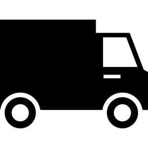 LKW SVG, LKW Silhouette, Lieferwagen Clipart, Postwagen Schnittdatei, LKW PNG, LKW Umriss, LKW-Symbol