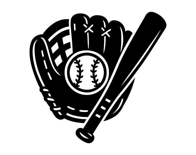 Baseball Set Clipart - Digital Clip Art Graphics, Personal, Commercial ...