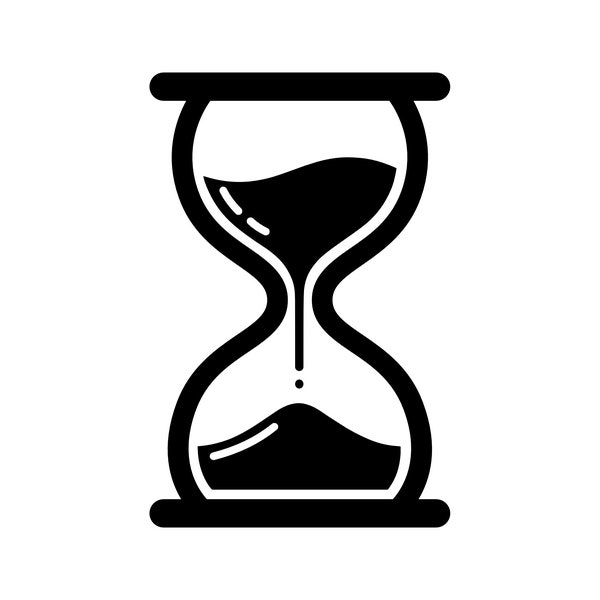 Hourglass SVG - Sand Timer Clock Vintage Timepiece Printable Clip Art Cut File, Instant Download, Commercial Use, svg png jpg eps pdf