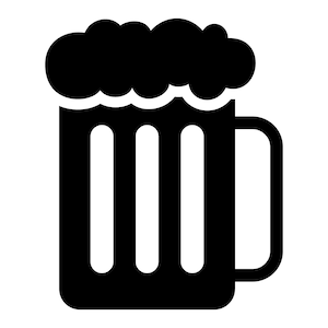 Beer SVG, beer glass silhouette, beer clipart, beer cut file, beer PNG, beer mug outline, beer jug decal, beer vector, commercial use