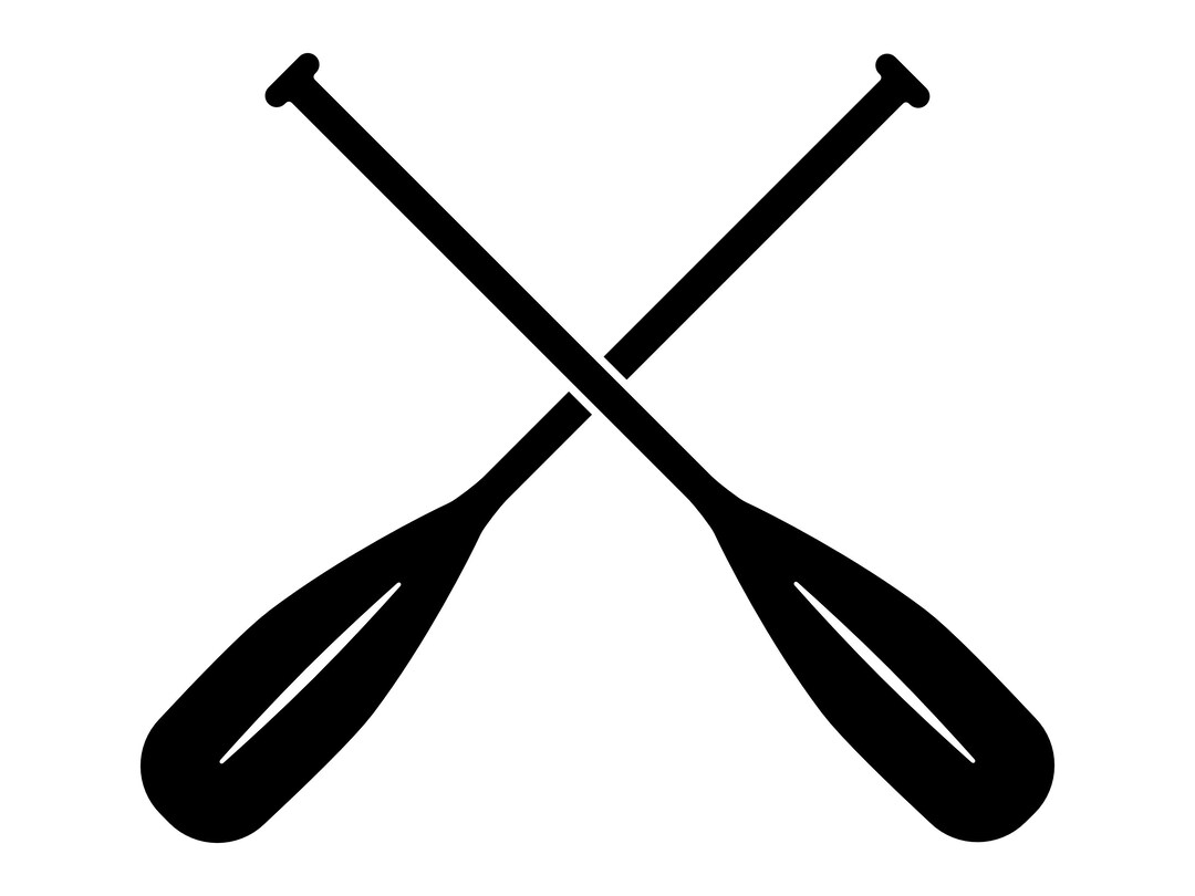 Boat Paddles SVG, Boat Oar Silhouette, Boat Paddle Clipart, Oar Cut