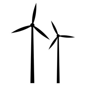 Windmühlen SVG, Windmühle Silhouette, Windenergie Clipart, Windkraftanlage, PNG Windmühle, Windmühle Umriss, Windkraft Vektor