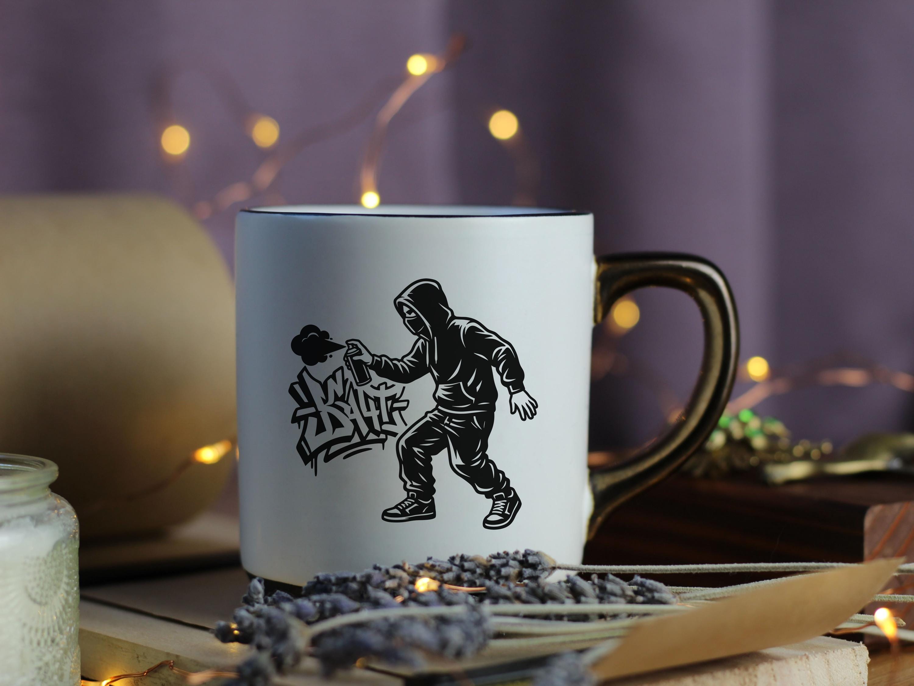 Graffiti Artist SVG - Urban Street Culture Hip Hop Paint Can Skater ...
