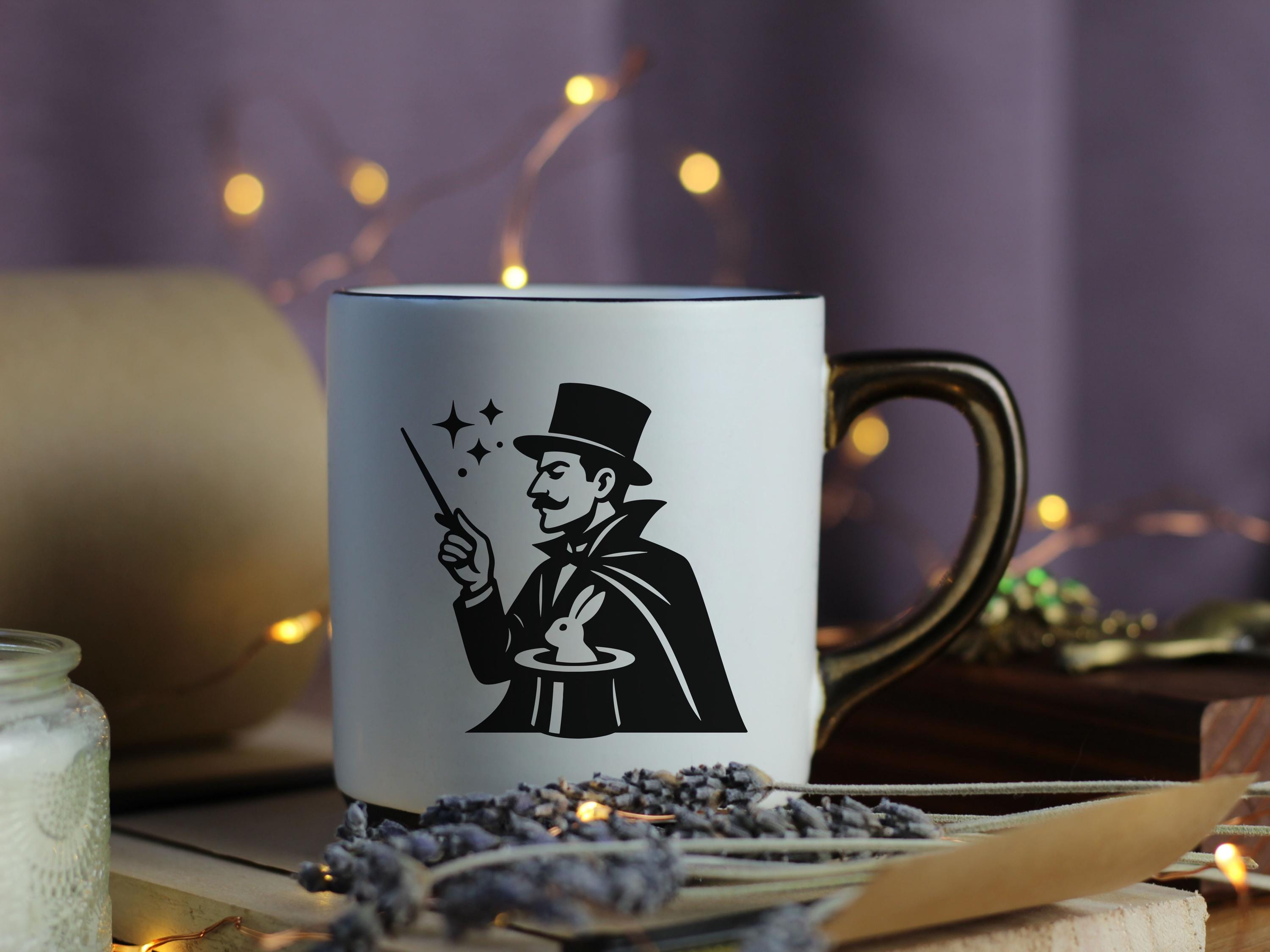 Magician SVG - Magic Show Wizard Costume Rabbit Hat Illusionist Party ...