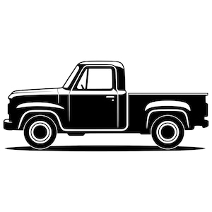 Caminhonete SVG - Caminhonete Vintage, Caminhonete Clássica, Veículo Agrícola, Arquivo de Corte para Impressão, Download Instantâneo, Uso Comercial, png jpg eps pdf