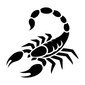 Schorpioen SVG - insect woestijndieren schorpioen silhouet clip art cut-bestand, instant download, commercieel gebruik, svg png jpg eps pdf