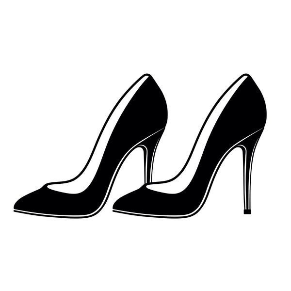 High Heel Shoes SVG - High Heels Fashion Supermodel Shoes Printable Clip Art Cut File, Instant Download, Commercial Use, svg jpg png eps pdf