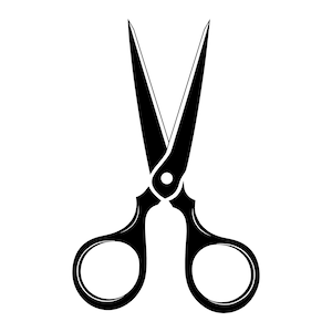 Scissors SVG - Barber Hairdresser Craft Cutting Scissors Silhouette Clip Art Cut File, Instant Download, Commercial Use, svg png jpg eps pdf