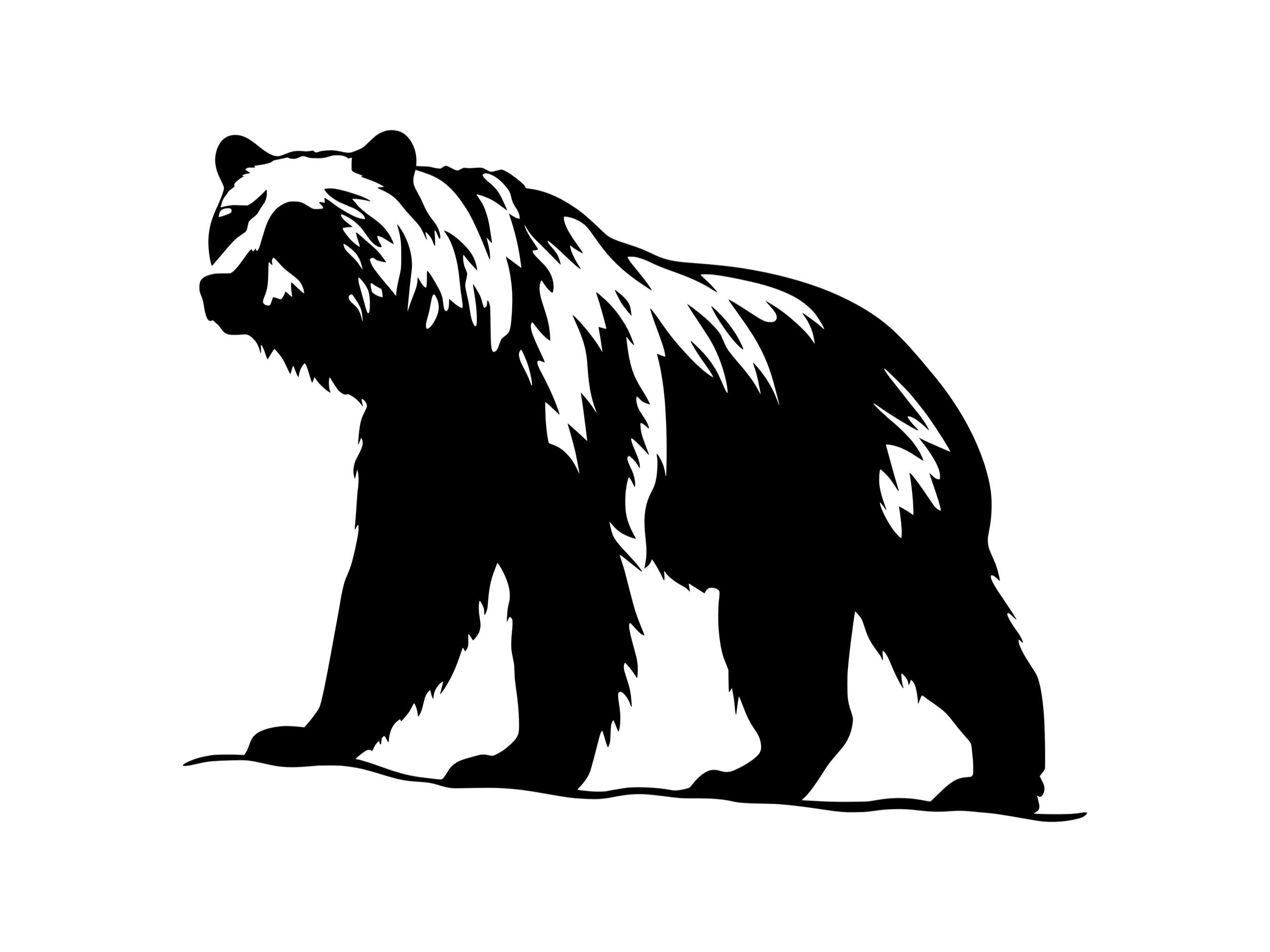 Grizzly Bear SVG Brown Bear North American Apex Animals - Etsy