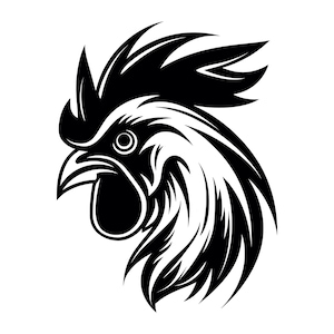 Hahn SVG - Huhn Geflügel Vogel Bauernhof Tier druckbare Clip Art Schnitt Datei, sofortiger Download, kommerzielle Nutzung, svg png jpg eps pdf