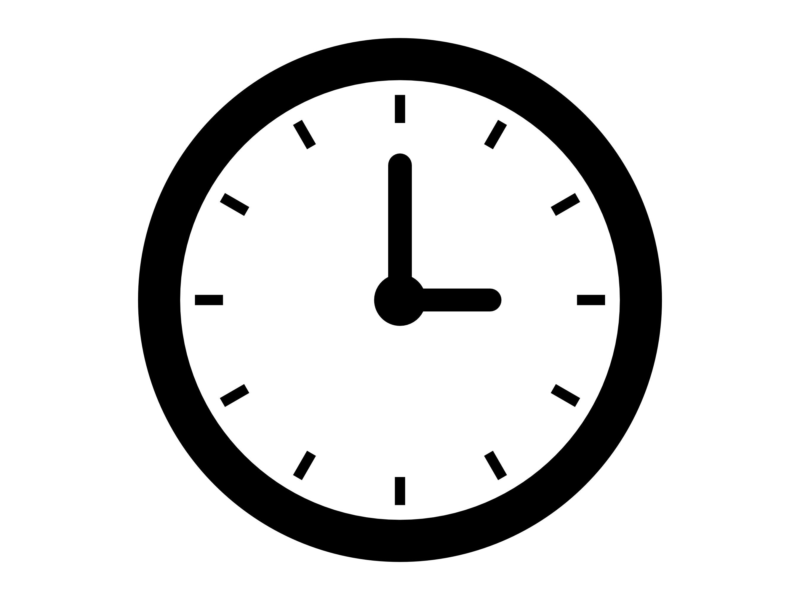 Clock SVG, wall clock silhouette, clock time clipart, wall clock cut file, clock PNG, round clock outline, clock vector, commercial use