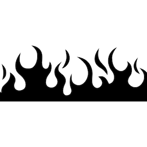 Fiamme SVG - Fuoco che brucia, fiamme infernali, incendio boschivo, silhouette, clip art, file di taglio, download immediato, uso commerciale, svg png jpg eps pdf