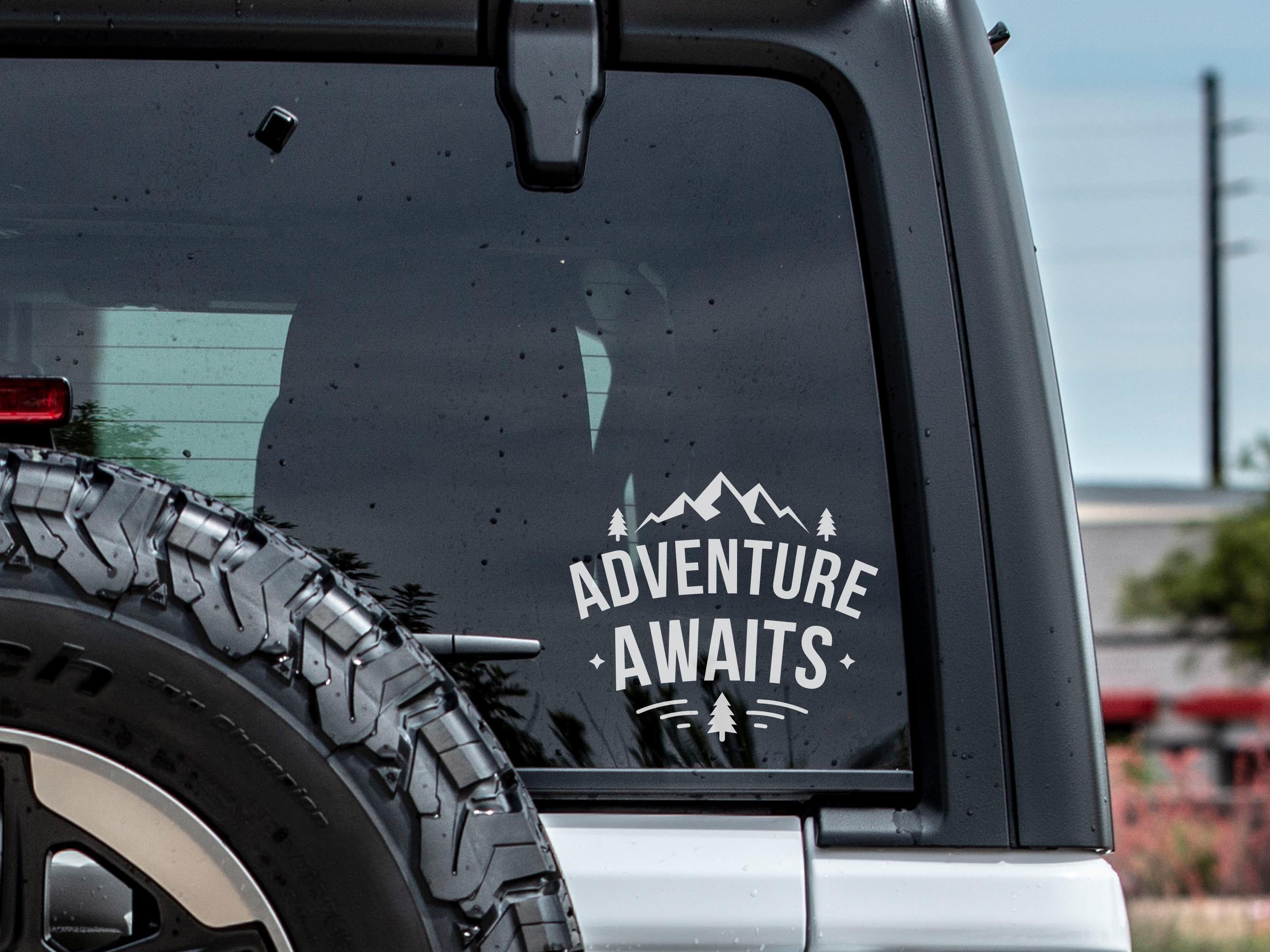 Adventure Awaits SVG - Travel Outdoors Road Trip Decorative Text ...