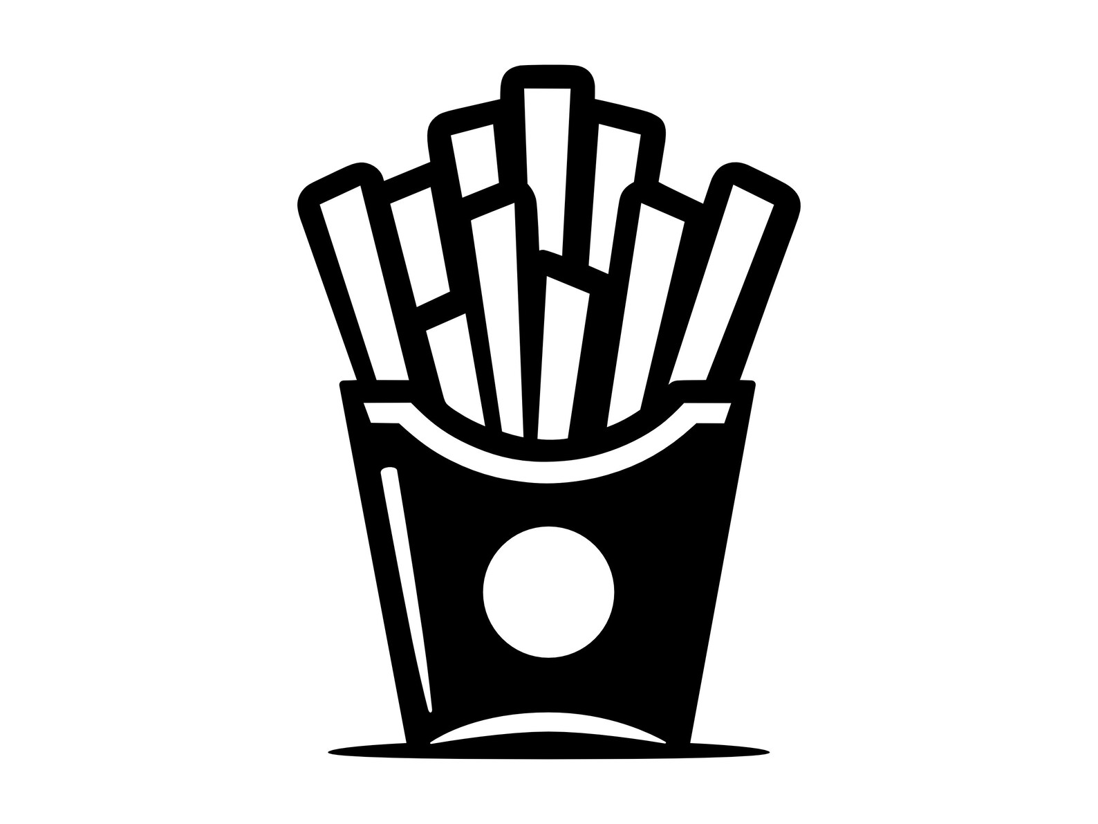 French Fries SVG - Potato Fries Chips Fast Food Printable Clip Art Cut ...