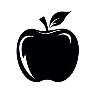 Apple SVG - Manzana, fruta, alimento saludable, imprimible, archivo de corte, descarga instantánea, uso comercial, SVG, JPG, PNG, EPS, PDF