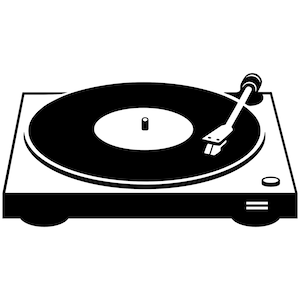 Platenspeler SVG - vinylplaten platenspeler retro muziek afdrukbare clip art gesneden bestand, instant download, commercieel gebruik, svg png jpg eps pdf