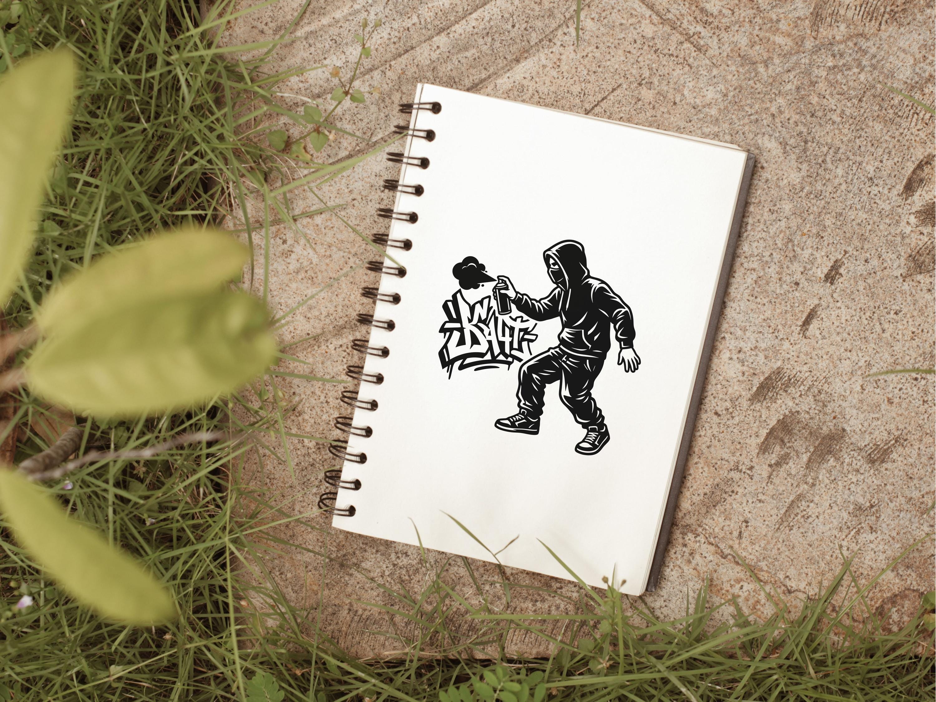 Graffiti Artist SVG - Urban Street Culture Hip Hop Paint Can Skater ...