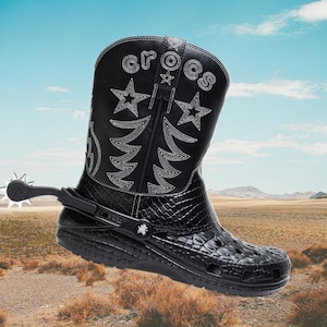 Croots Crocs Cowboy Boots image 1