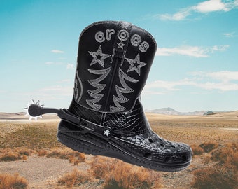 Croots Crocs Cowboy-Stiefel