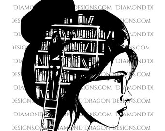 Download Girl Reading Svg Etsy