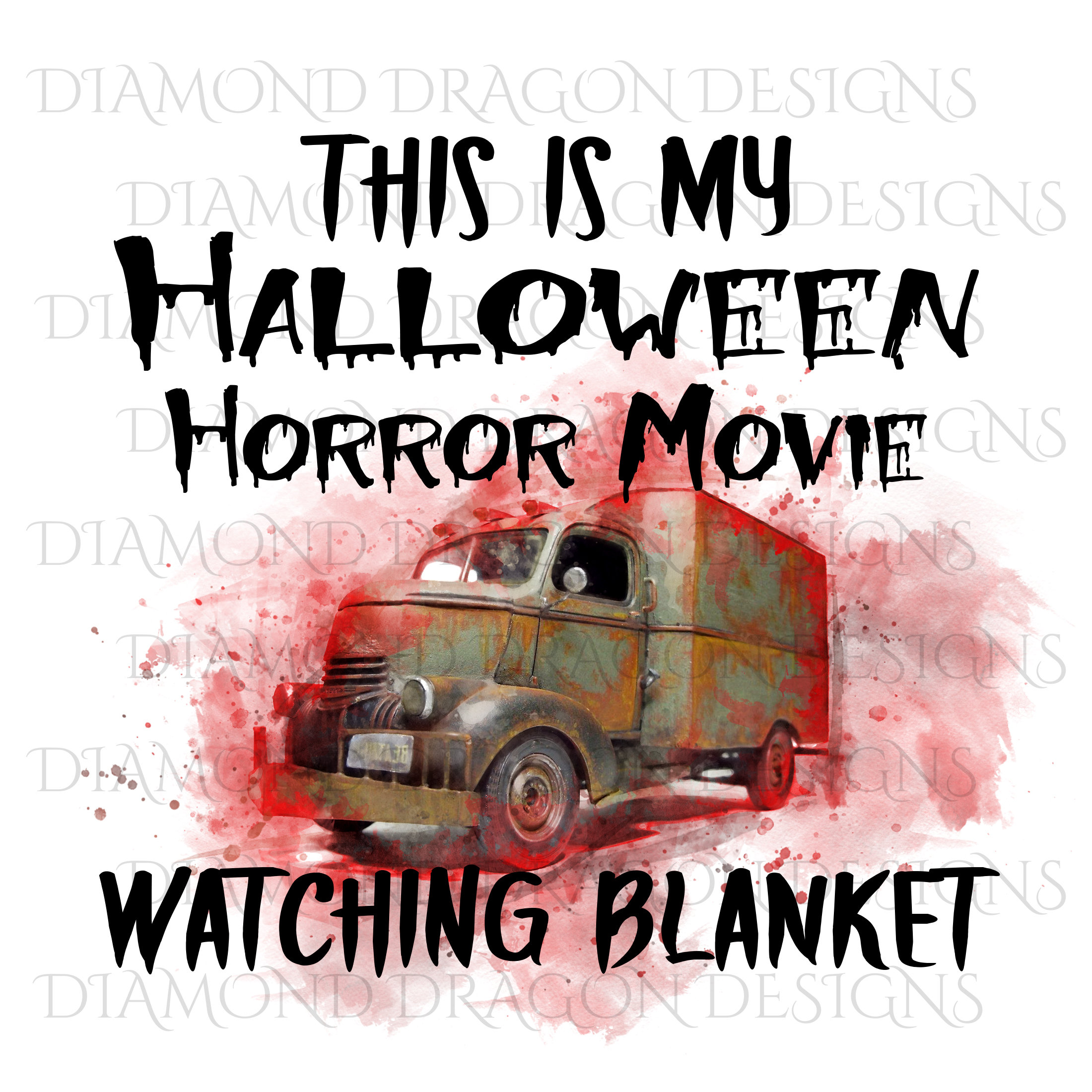 This is My Halloween Movie Watching Blanket Halloween Horror Etsy