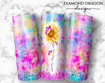 You are My Sunshine Sublimation Wrap Design, Sunflower Sublimation Wrap, Sunflower Sunshine Sublimation Tumbler Wrap Image, SEAMLESS, PNG