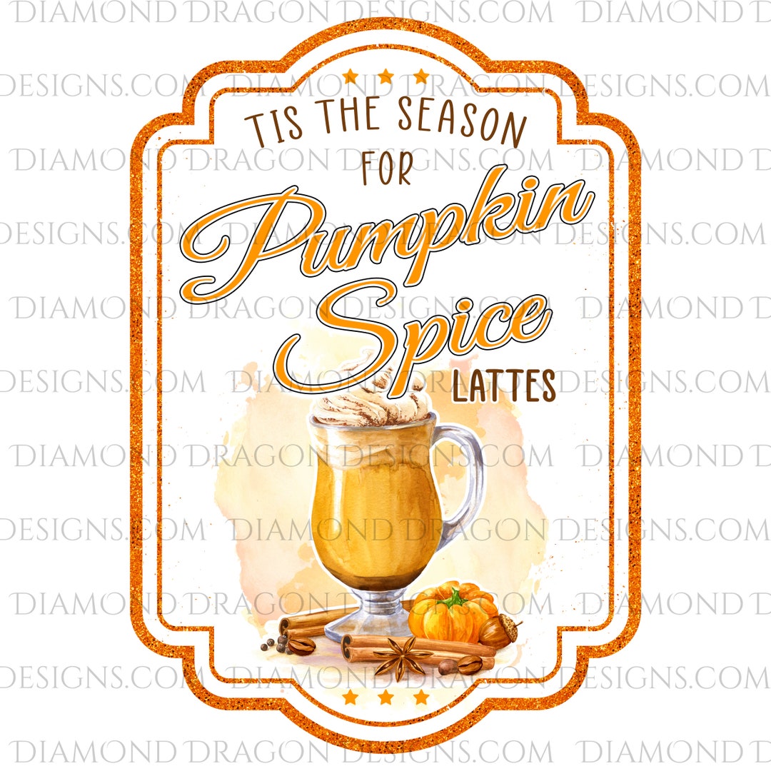 Pumpkin Spice Latte Label Image, Pumpkin Spice Label Image, Pumpkin
