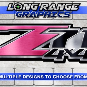 Z-71 - Light Pink - Pair of Decals