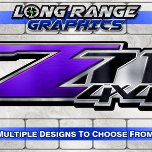 Z-71 - Purple - Pair of Decals