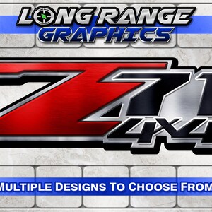 Z-71 - Red - Pair of Decals