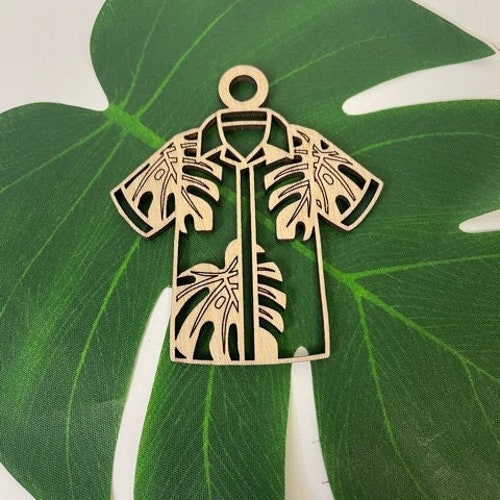 Laser Cut HIBISCUS Flower Wooden Hawaii Christmas Ornament Etsy