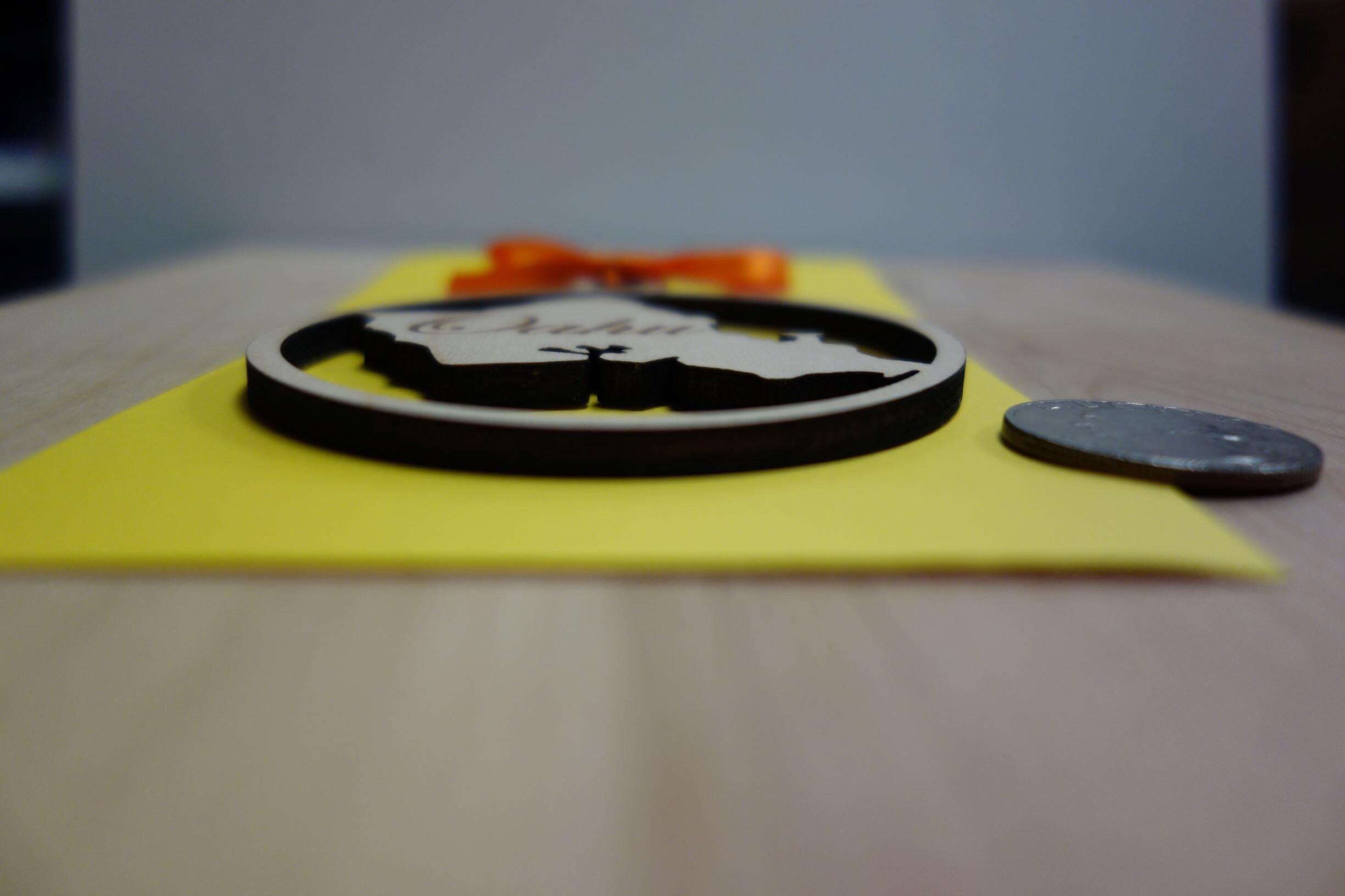 Laser Cut OAHU ISLAND Wooden Hawaii Christmas Ornament Made in Etsy