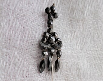 1700s Georgian brooch historical cut steel crafted jewelry