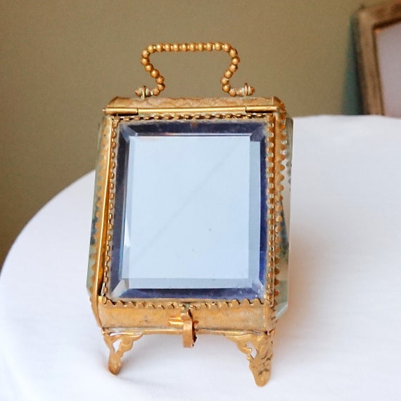 Antique french  jewelry box 1800s Napoleon III  V… - image 1