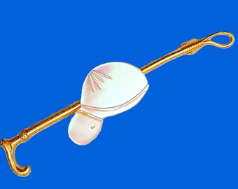 40s brooch Victorian style jockey cap whip collectible vintage equestrian jewelry