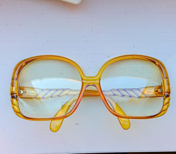 Christian Dior Eye Glasses High End Fashion Optyl 2064 10 Yellow 1970s 70s 1980s 80s Vintage Eyeglasses Normal View Rare Collectible Etsy Canada