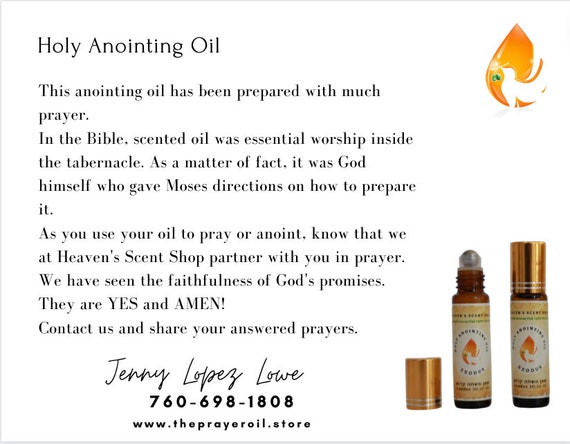 Anointing Oil Bottle Accessory Kit - Turquoise