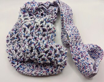 Handmade Crochet Mesh Tote Bag - Sustainable, Eco-Friendly Everyday Errand Bag