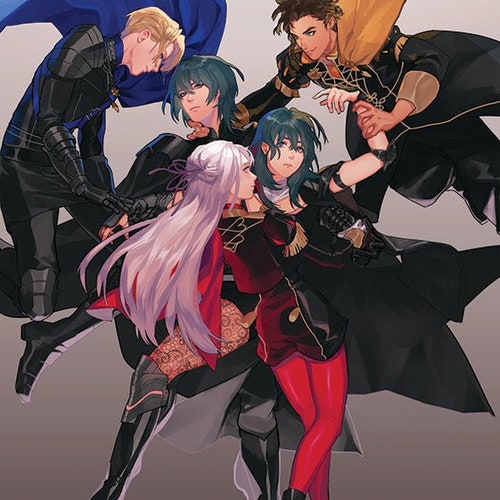 FE3H Byleth Print Etsy