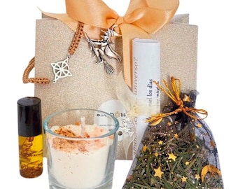 Midsummer Night Ritual Kit: Energy Cleansing, 3 Wishes & Witch Knot Bracelet