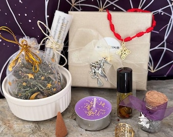 Birthday Ritual Gift Set: Energy Cleansing Witch Kit