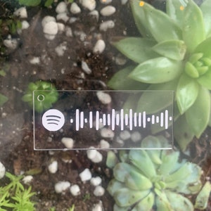 Acrylic Spotify Code Keychains!