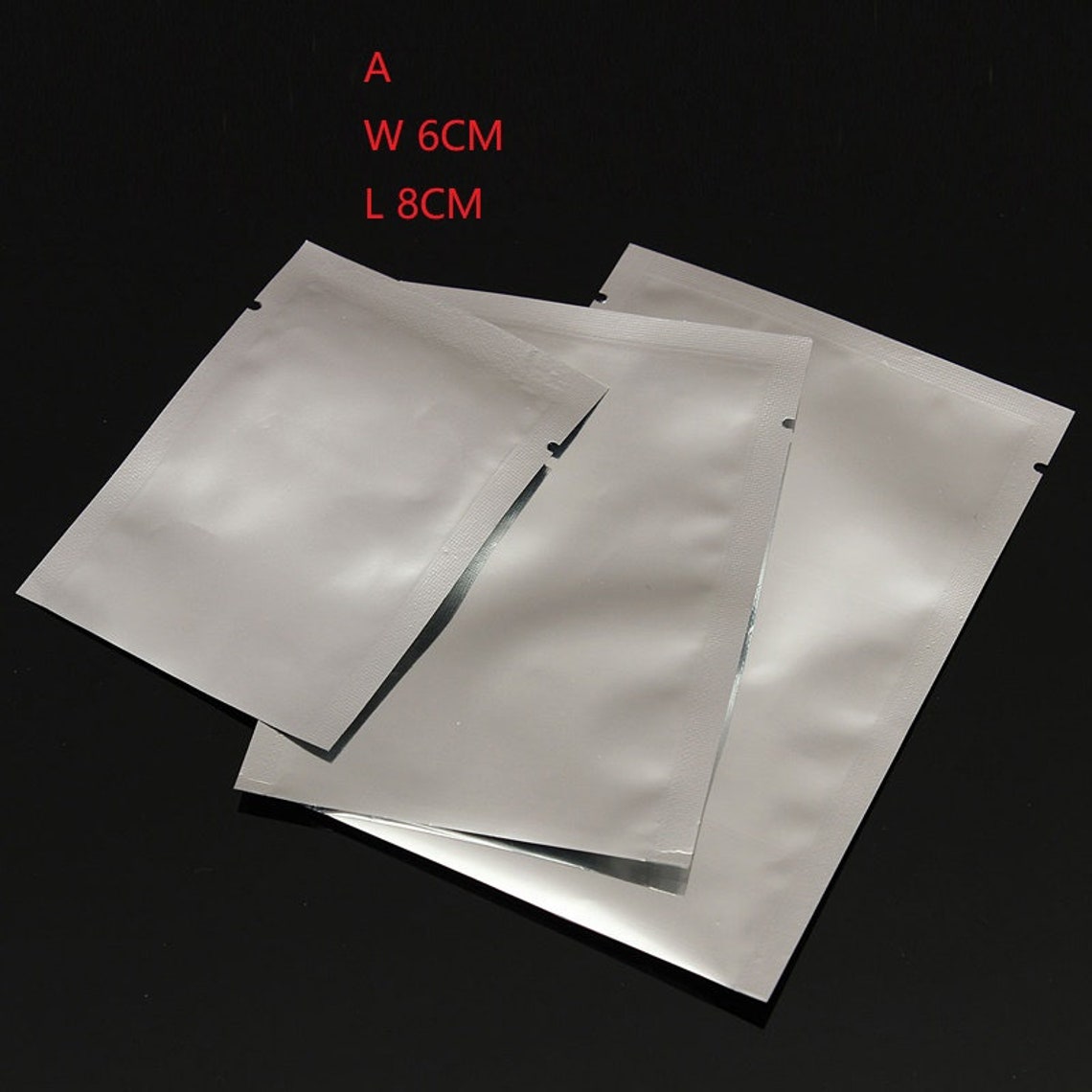 100pcs/lot Silver Aluminum Foil Mylar Bag Vacuum Sealer Bags Etsy