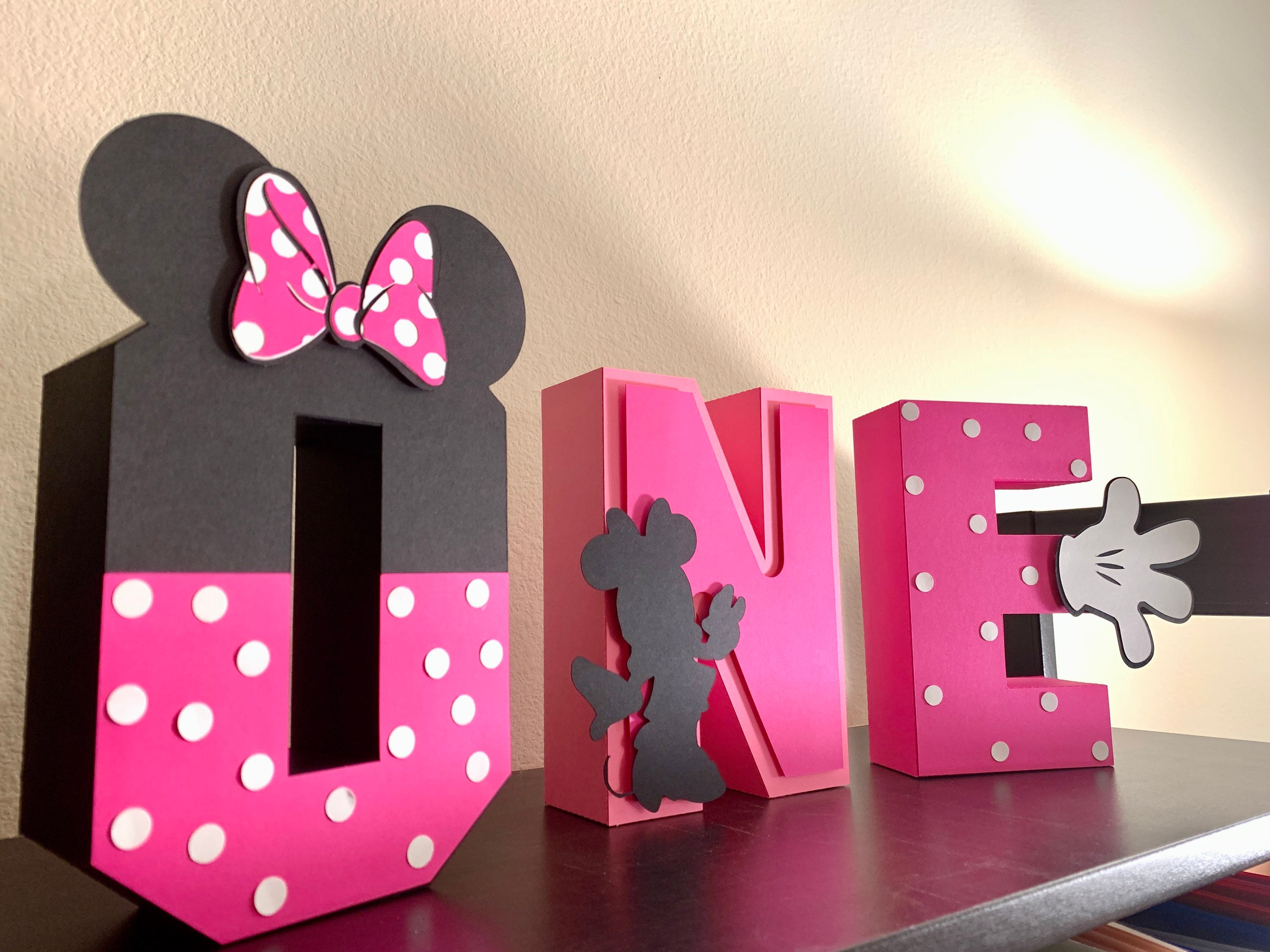 Custom 3D Letters Minnie Mouse 🤣🤣🤣 * * Templates available on my we