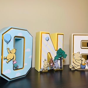 Classic Winnie the Pooh First Birthday, Winnie the Pooh First Birthday Decoration, Vintage ONE Winnie the Pooh, Personalized Pooh Decor