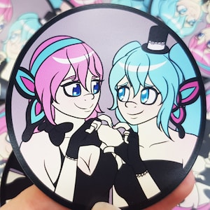 miku figure Magnet for Sale by dontkillspiders