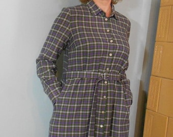 Vestido de lana para mujer / Talla L -XL / listo para enviar / Vestido de lana / Vestido casual de lana / Vestido de lana merino / Vestido de lana para mujeres